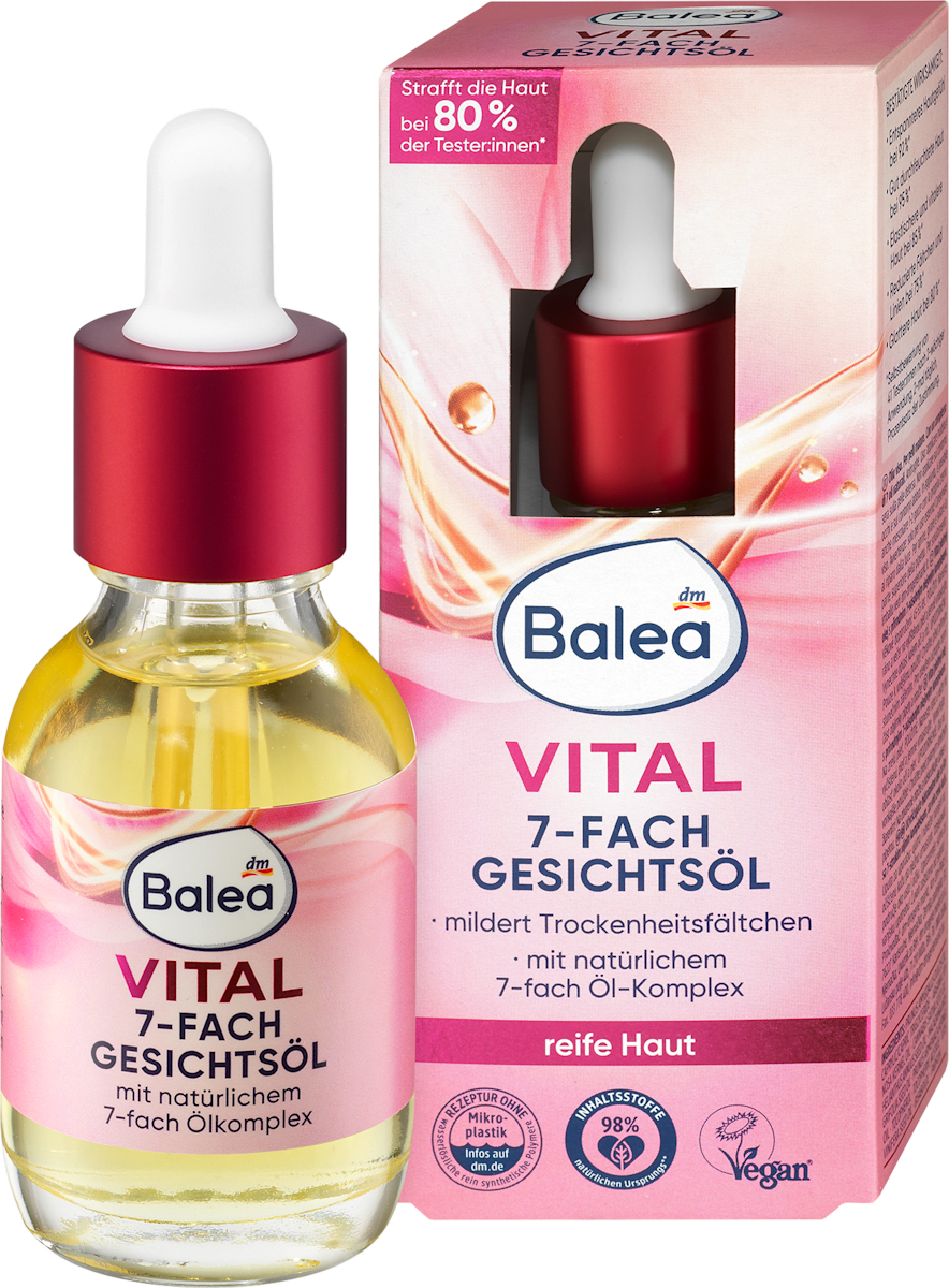 Balea Vital 7-Oil Facial Oil Blend 1.0 fl oz