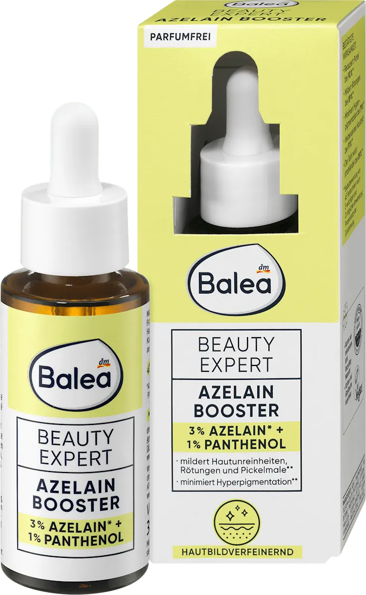 Balea Beauty Expert Azelaic Acid Booster Serum, 1.0 fl oz