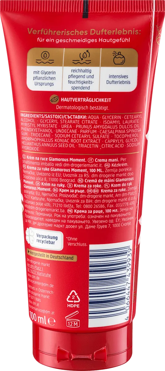 Balea Glamorous Moment Hand Cream – 3.4 fl oz