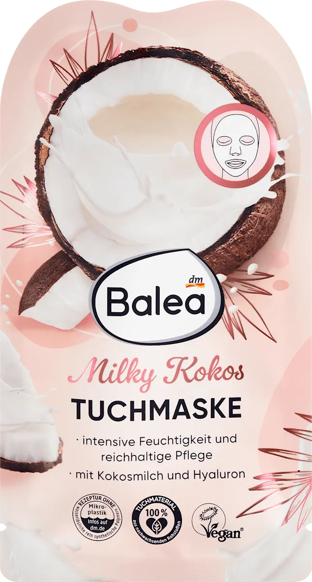 Balea Milky Coconut Sheet Mask (1 Count)