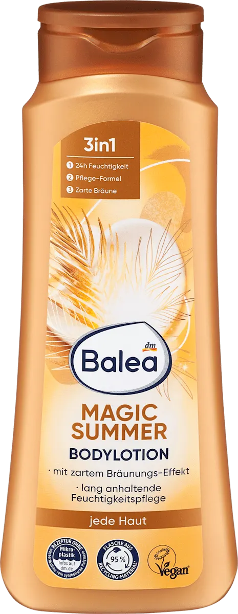 Balea Magic Summer Gradual Tan Body Lotion – Sun-Kissed Glow – 13.5 fl oz