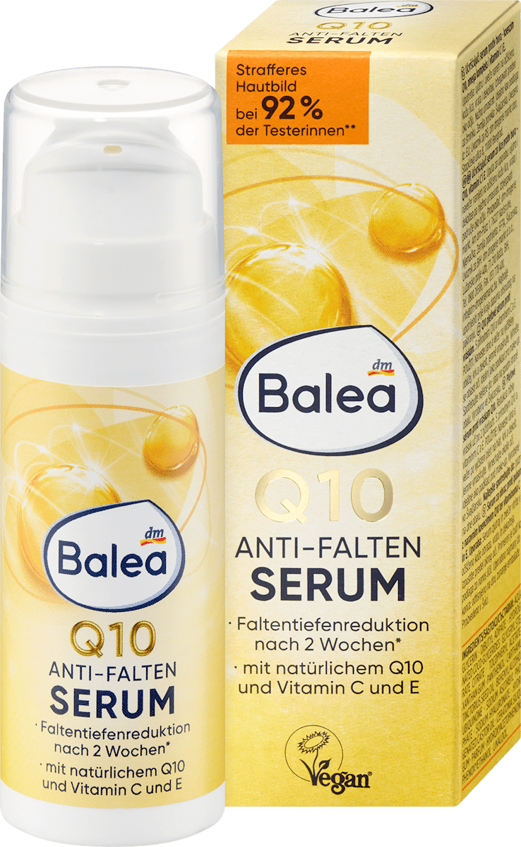Balea Q10 + Omega Anti-Aging Serum, 1.0 fl oz