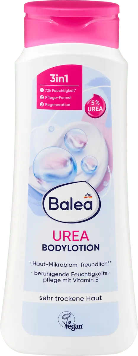 Balea Urea Body Lotion – Intensive Moisture for Dry Skin – 13.5 fl oz