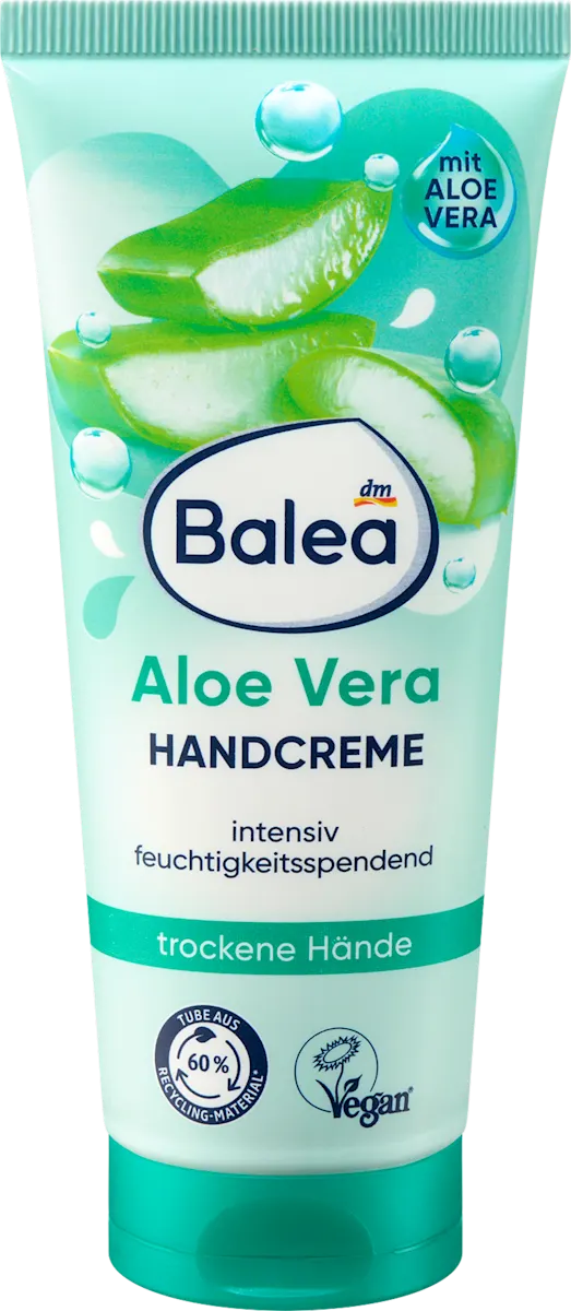 Balea Aloe Vera Hand Cream – Alcohol-Free – 3.4 fl oz