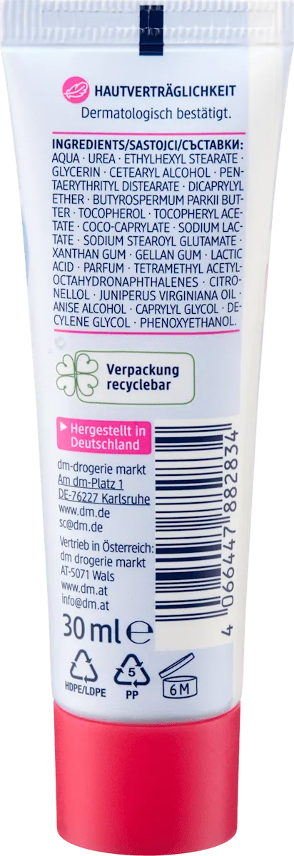 Handcreme Urea Reisegröße, 30 ml