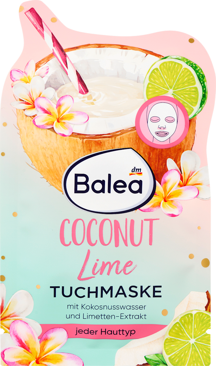 Balea Coconut Lime Sheet Mask (1 Count)