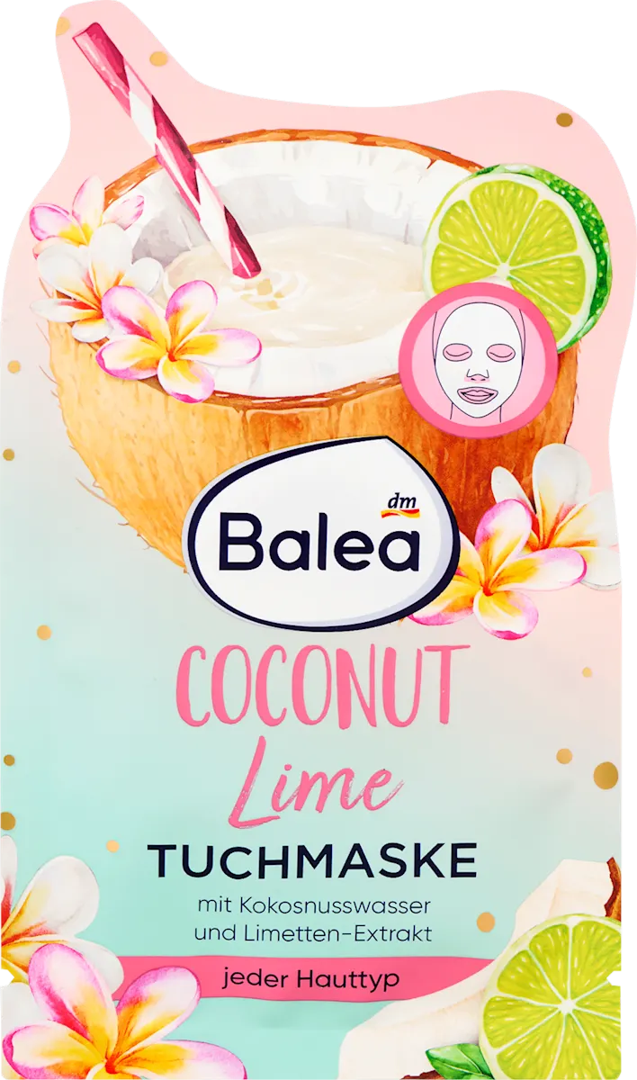 Balea Coconut Lime Sheet Mask (1 Count)