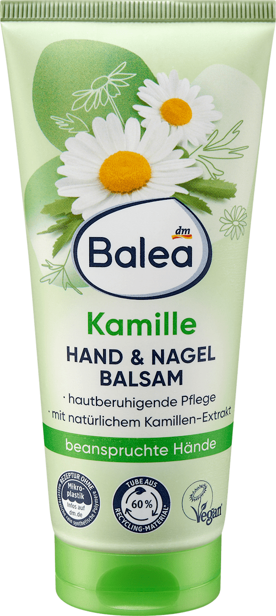 Balea Chamomile Hand & Nail Balm – 3.4 fl oz